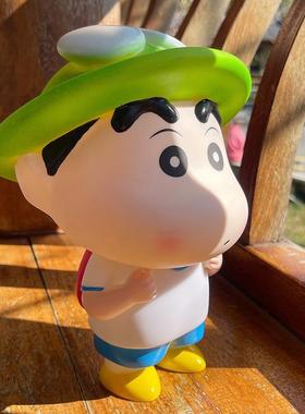 23cm校园版青蛙小新蜡笔小新手办摆件可爱公仔桌面圣诞节生日礼物