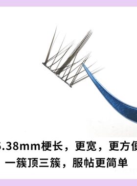 粉红女郎假睫毛浓密款分段式