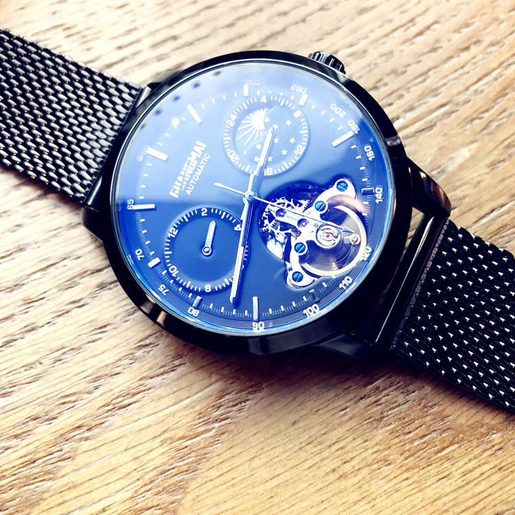 2022新款瑞士男士镂空陀飞轮机械表 光迈国产腕表
