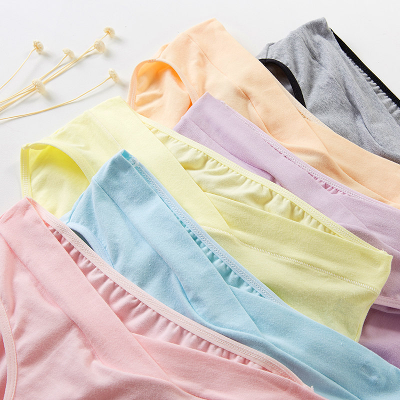 孕妇纯棉怀孕期低腰春夏头托腹女裤 晟舞内裤