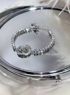 超闪山茶花手链芷芯铂金大促