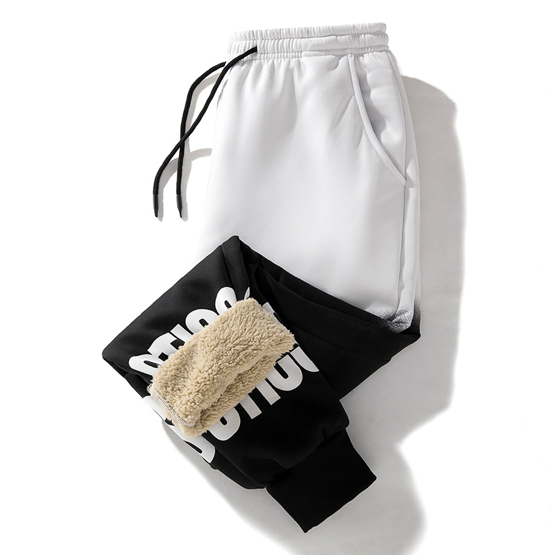 秋冬季加绒裤子2020新款百搭休闲裤 鹿毅T恤