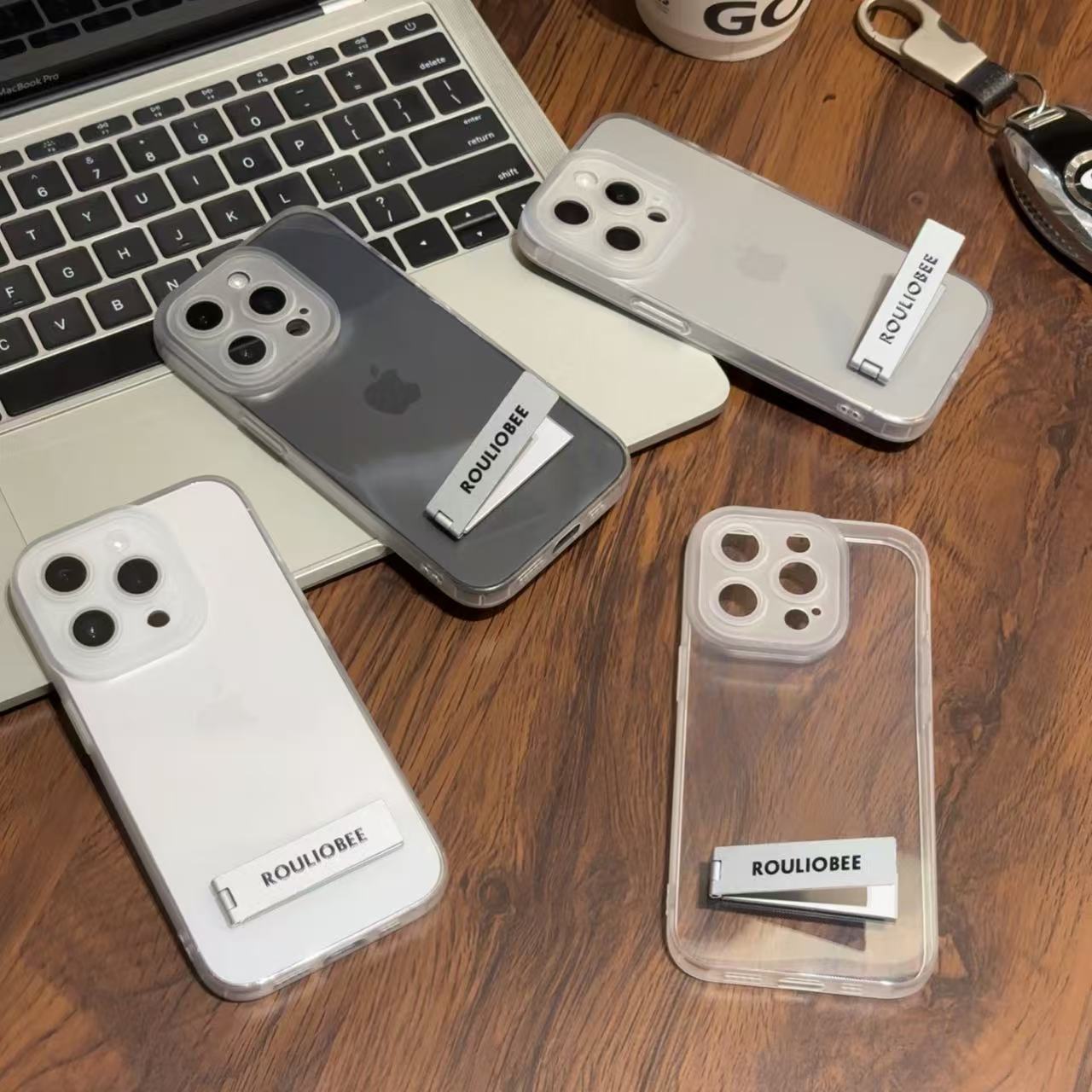 新款双功能金属支架适用苹果15支架小米华为vivoOPPO金属支架防摔 - 图3