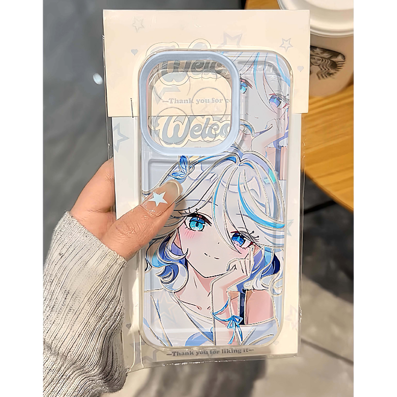 芙宁娜手机壳苹果13华为mate60芙卡洛斯iPhone15Promax小米14芙芙vivo原神OPPO水神12毛衣40元神11周边30适用 - 图0