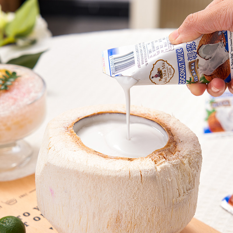 进口水妈妈椰浆椰奶咖啡专用生椰拿铁椰汁西米露原料冬阴功烘焙,淘宝优惠券,粉丝福利购,淘宝优惠卷