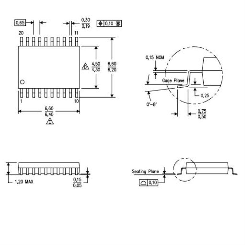 HC32L110C4PA TSSOP20 HC32L110C6PA HC32F030E8PA HC32L110B4PA-图0