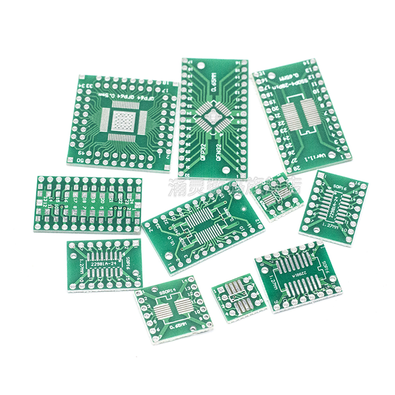 SOP转接板 SOP8 SOP10 SOP16 SOP28 TQFP QFN56/64 IC测试板PCB板 - 图2