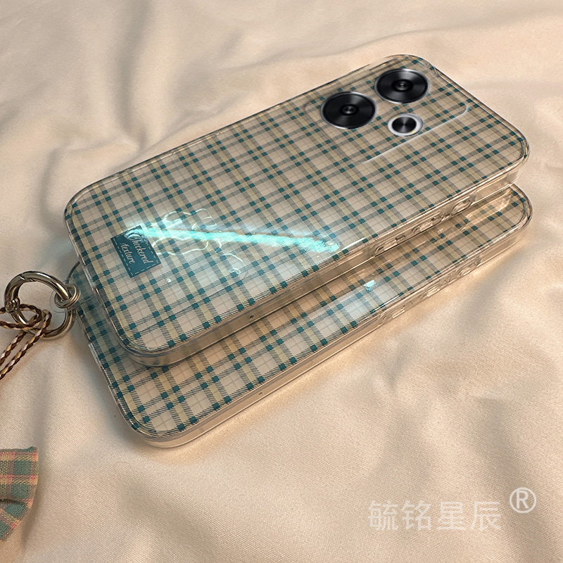 适用小米红米turbo4手机壳14c情侣14r格子turbo3蝴蝶结13c带挂绳的10x简约ins风12c防摔13r春天9a全包6高级感 - 图3