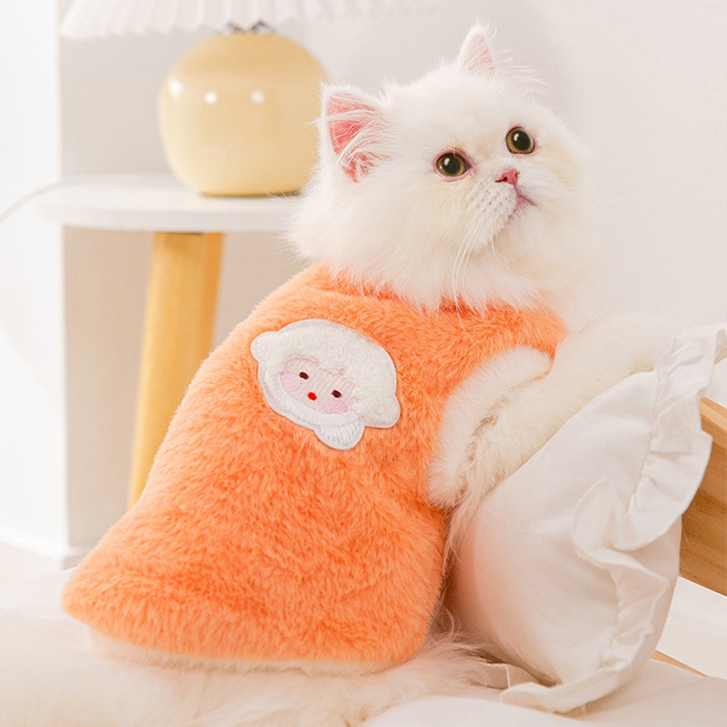 冬季可爱猫咪衣服加厚保暖绒衣狗狗背心防掉毛幼猫布偶宠物秋冬装,淘宝优惠券,粉丝福利购,淘宝优惠卷