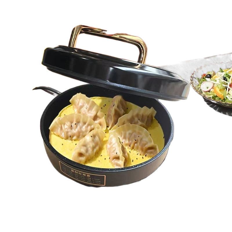Household electric baking pan double-sided heating and deepening