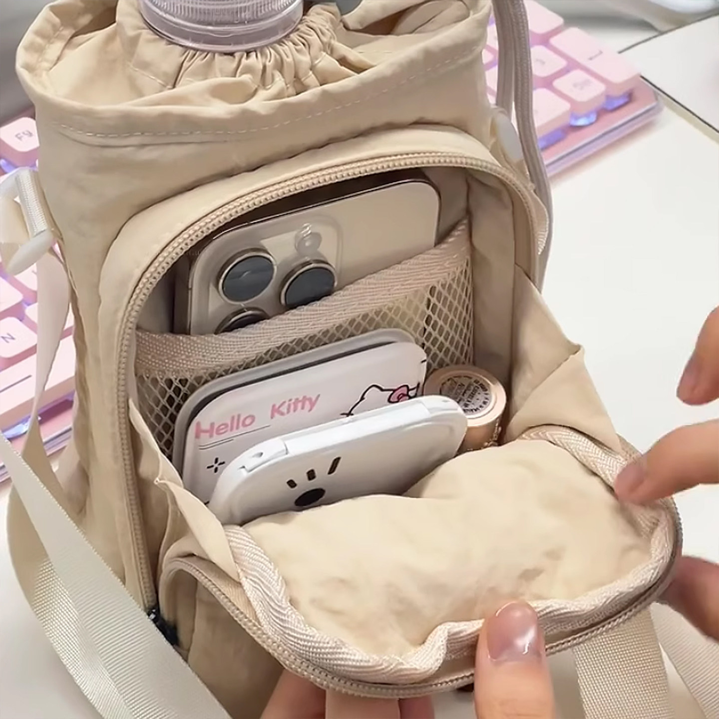 班通勤包5新超火水壶雨伞包女斜挎包迷你小包便携肩包休闲百搭,淘宝优惠券,粉丝福利购,淘宝优惠卷