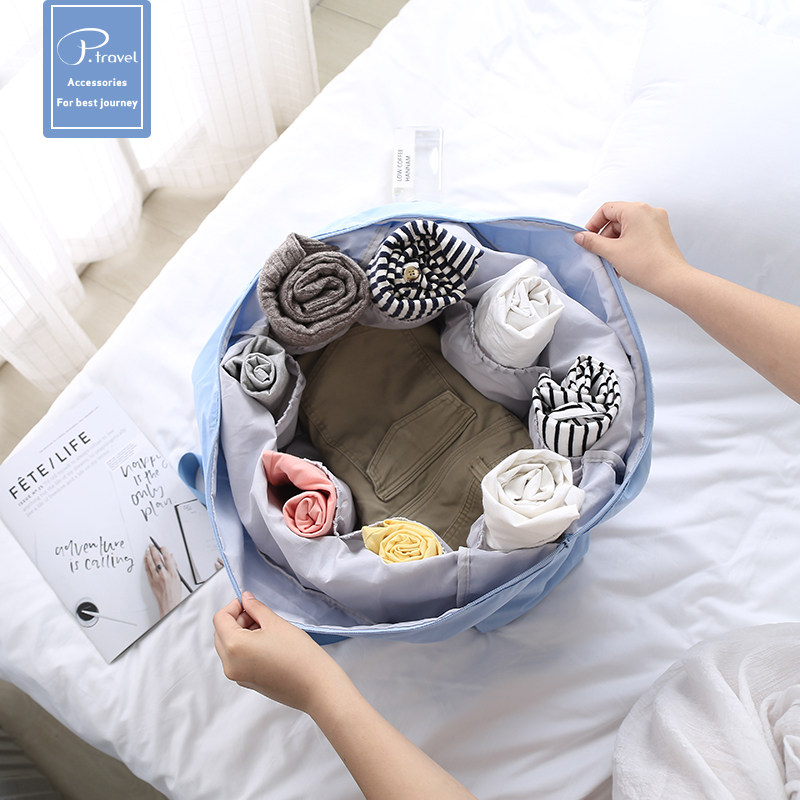 旅行袋子手提女外出收纳轻便拉杆箱 纽温蕾芙旅行袋