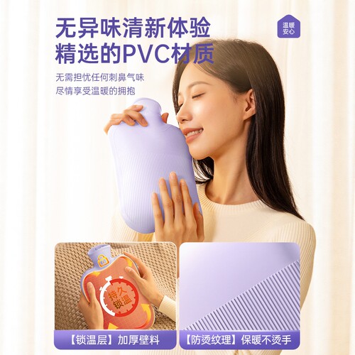 热水袋暖水袋注水热敷袋热敷专用暖手袋被窝专用痛经女生用暖宝宝 - 图2