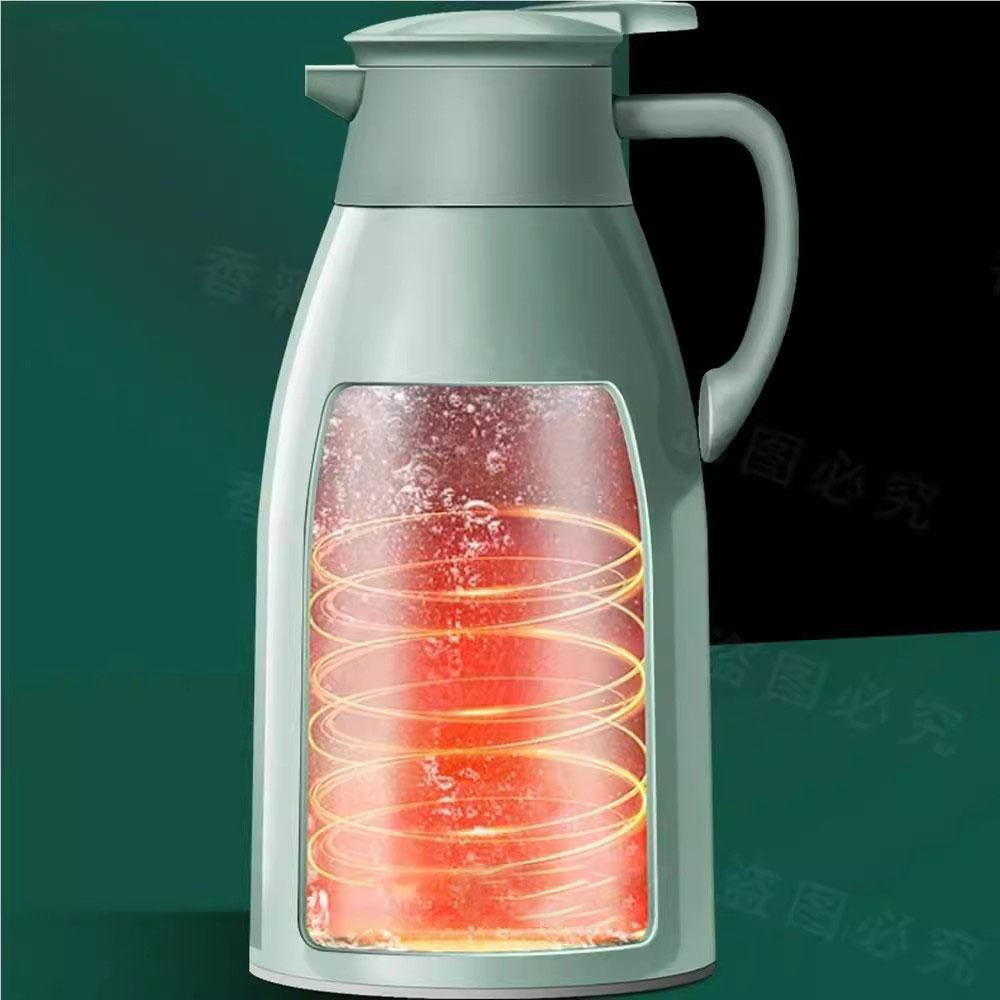 保温壶家用保温水壶新款大容量暖水壶玻璃内胆热水壶办公室97369 - 图1