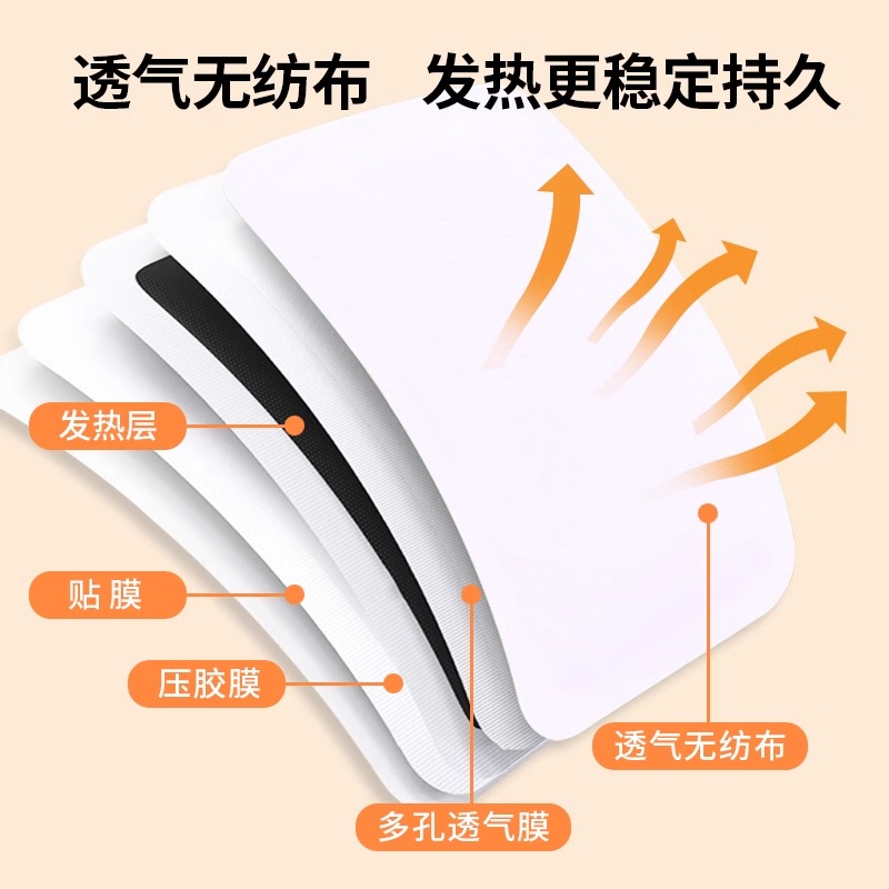 暖贴宝宝贴自发热100片保暖身贴宫暖宝贴女宫寒贴热敷正品足热帖