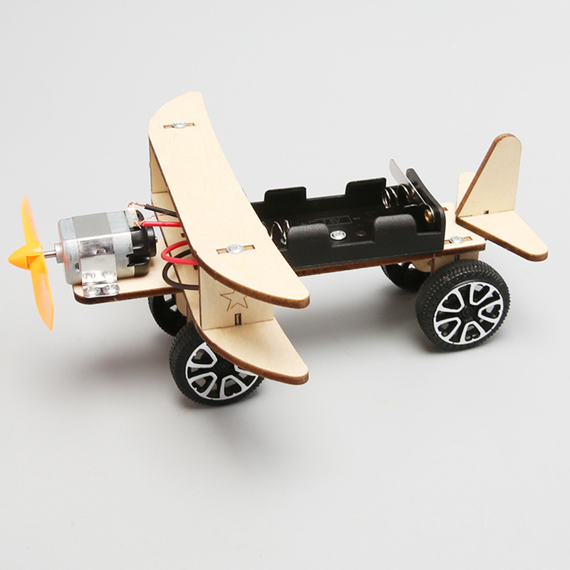 科技小制作电动滑翔机小学生科学实验材料包diy手工拼装模型玩具-图1
