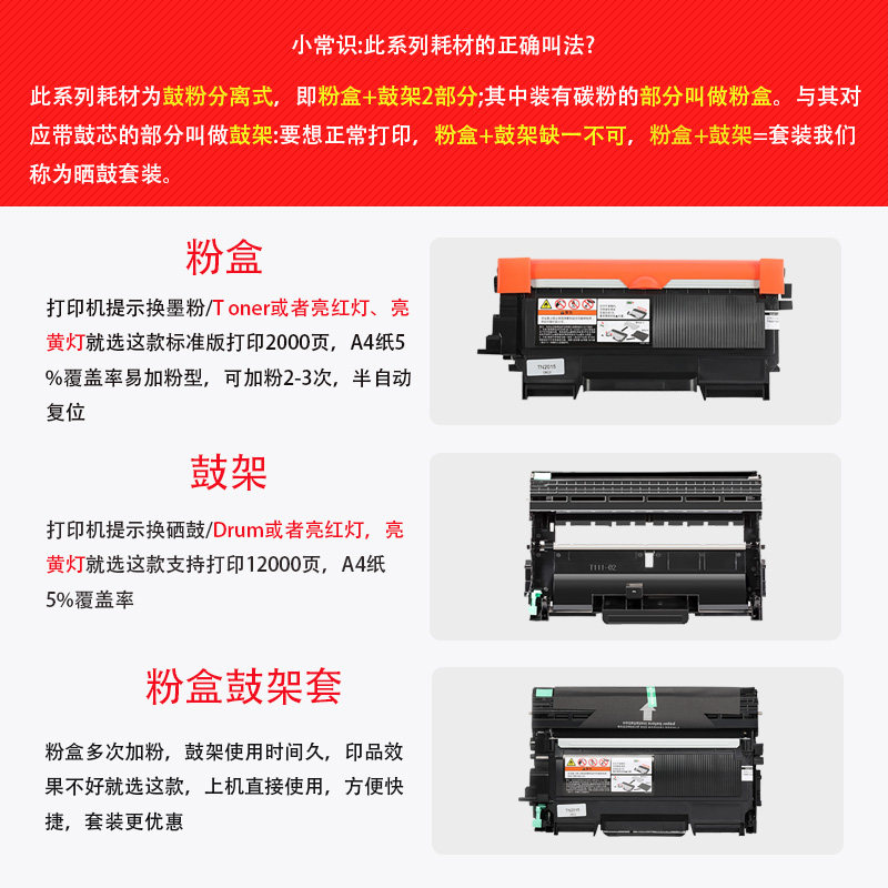 普景联想lt2451打印机硒鼓 普景硒鼓/粉盒