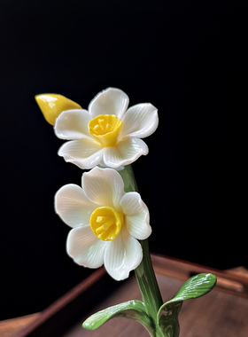 陶瓷手工花花瓶配件摆件