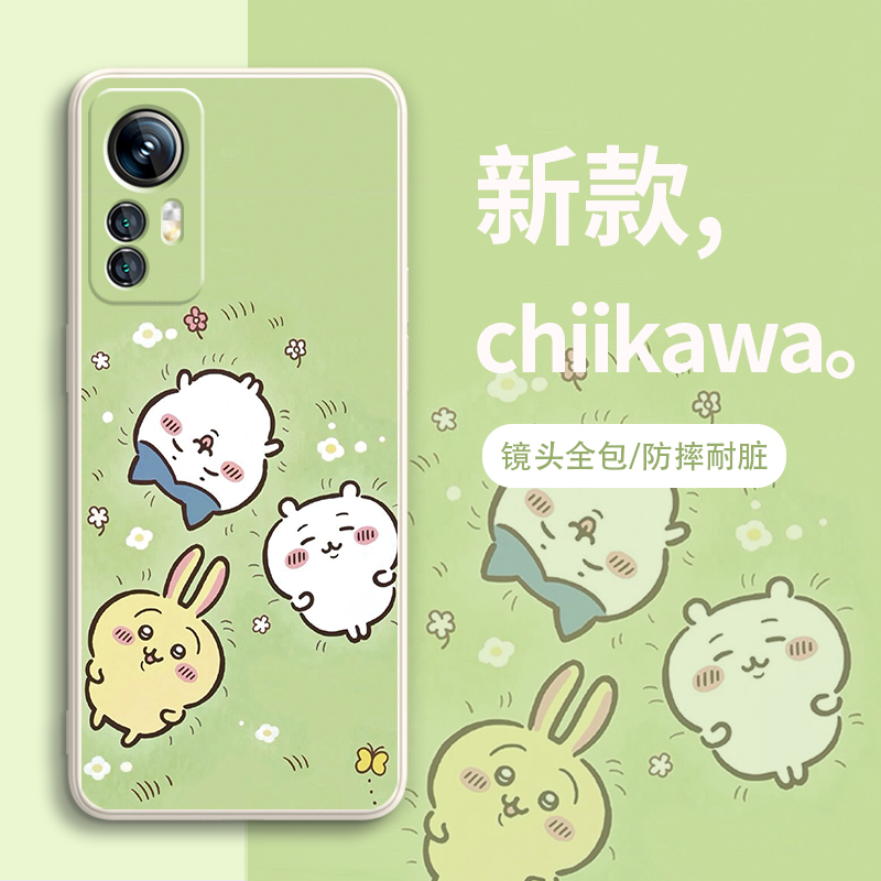 chiikawa手机壳新款适用小米13ultra吉伊卡哇14Pro小八civi兔11红米note12turbo乌萨奇k70E可爱k60液态硅胶10-图1