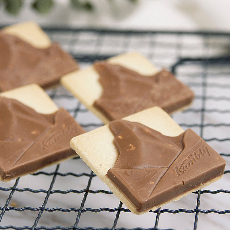 【临期特惠】Kambly金宝丽饼干瑞士进口巧克力饼干薄脆乐卷卷酥