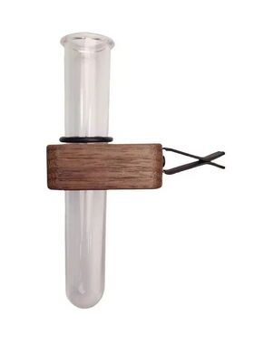 创意车载花瓶水培绿植试管空调风口夹插花器汽车内装饰防摔瓶摆件