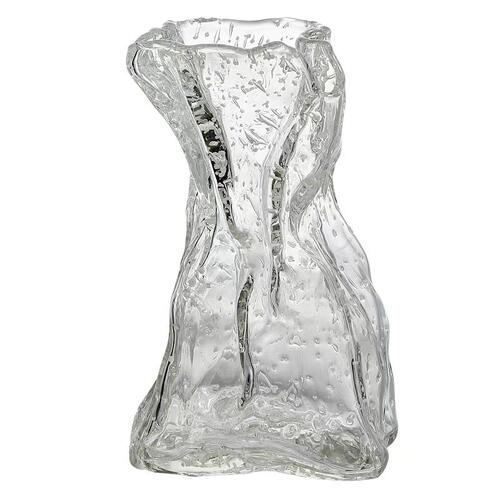 ins网红夜光荧光折纸花瓶创意玻璃透明插花玫瑰鲜花客厅餐桌摆件 - 图3