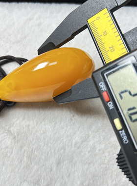 天然原矿新蜜老色大水滴双面吊坠毛衣链时尚百搭款