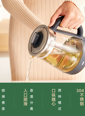 鸣盏养生壶多功能喷淋煮茶器