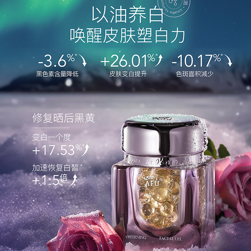 【宠粉节】阿芙美白玫瑰精华油木乃伊精油抗皱保湿面部按摩体验装