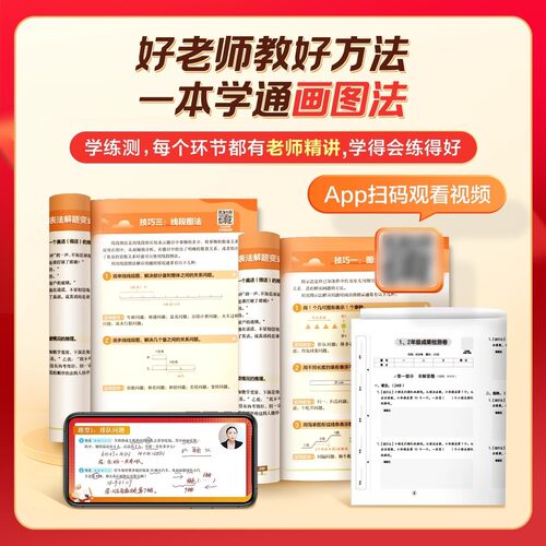 2026学而思小学数学画图法三分钟秒解应用题三四五六年级数学思维训练应用题专项训练举一反三解题技巧学练习册图解画图法一本通 - 图2