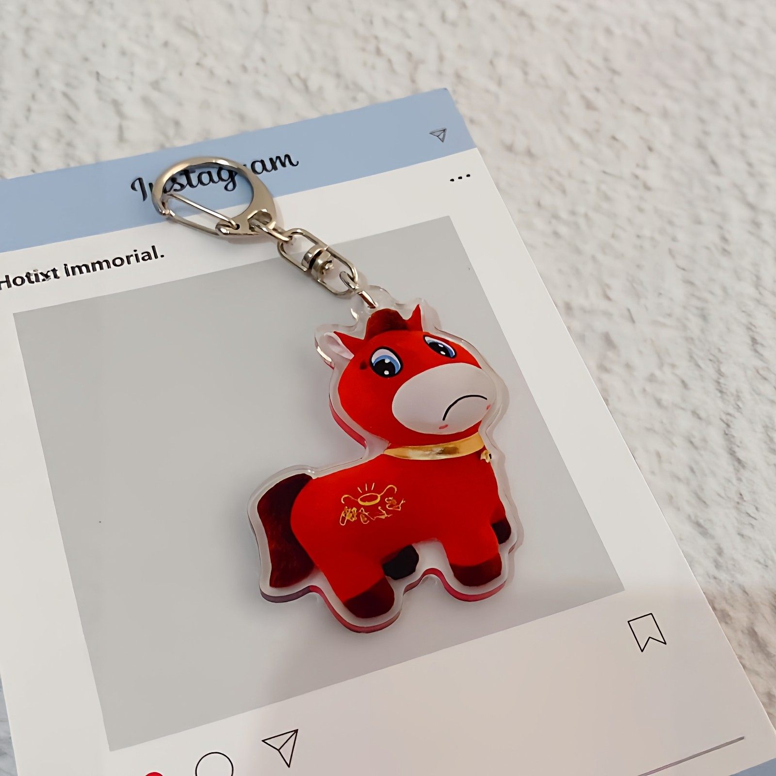 压克力小玩具【哭哭马周边】哭哭马挂件苦苦马情绪马钥匙扣包挂件,淘宝优惠券,粉丝福利购,淘宝优惠卷