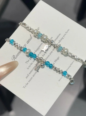 好朋友一人一条碎银小鱼手链