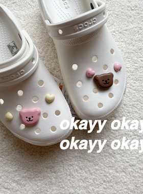 crocs鞋扣可拆卸鞋花卡通ins款