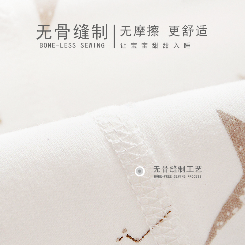 连体衣服春秋季纯棉宝宝秋装内衣 蓓贝婴连身衣/爬服/哈衣