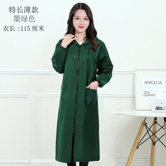 Extra long adult coveralls extended to calf length