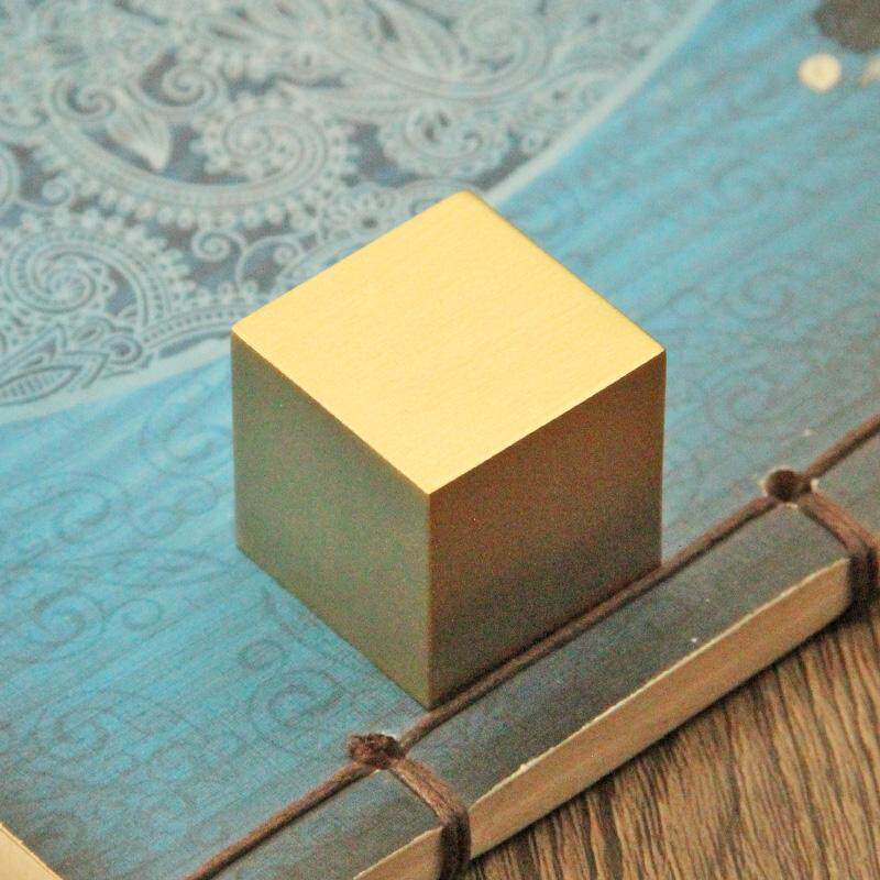 同者 道经师宝黄铜印章实心金属佛道法印刻字大铜印道士图案定制