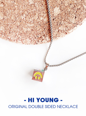 你好青年合金幸运骰子项链