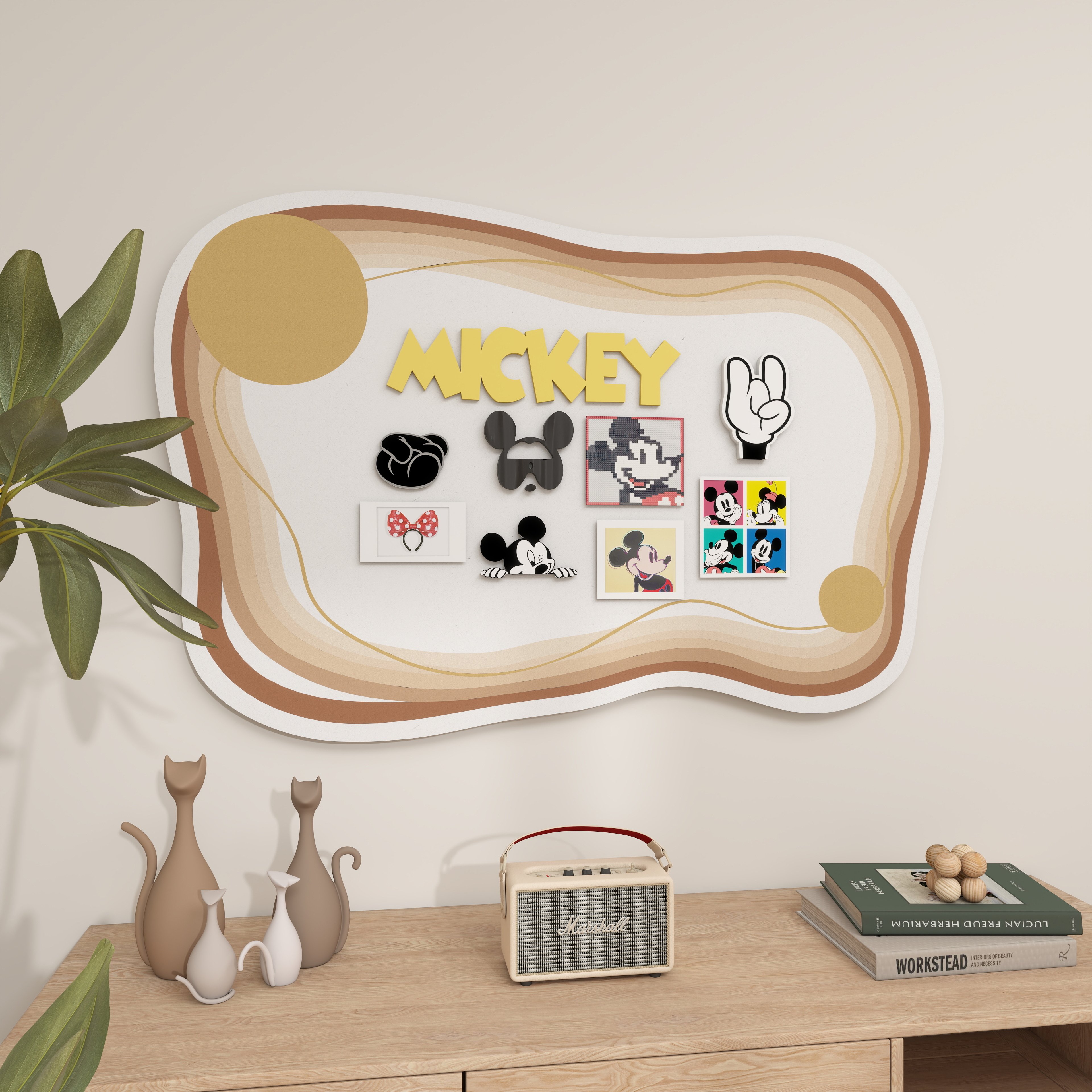 童趣风毛毡板墙贴幼儿园环创教室背景墙改造布置3d立体免打孔墙贴,淘宝优惠券,粉丝福利购,淘宝优惠卷