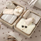 Travel luggage and clothing sorting bag set
