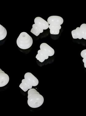 白玉果菩提根小葫芦DIY佛珠手链弟子珠佛头三通佛塔佛帽配件散珠