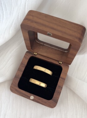 金店同款沙金对戒道具不掉色活口