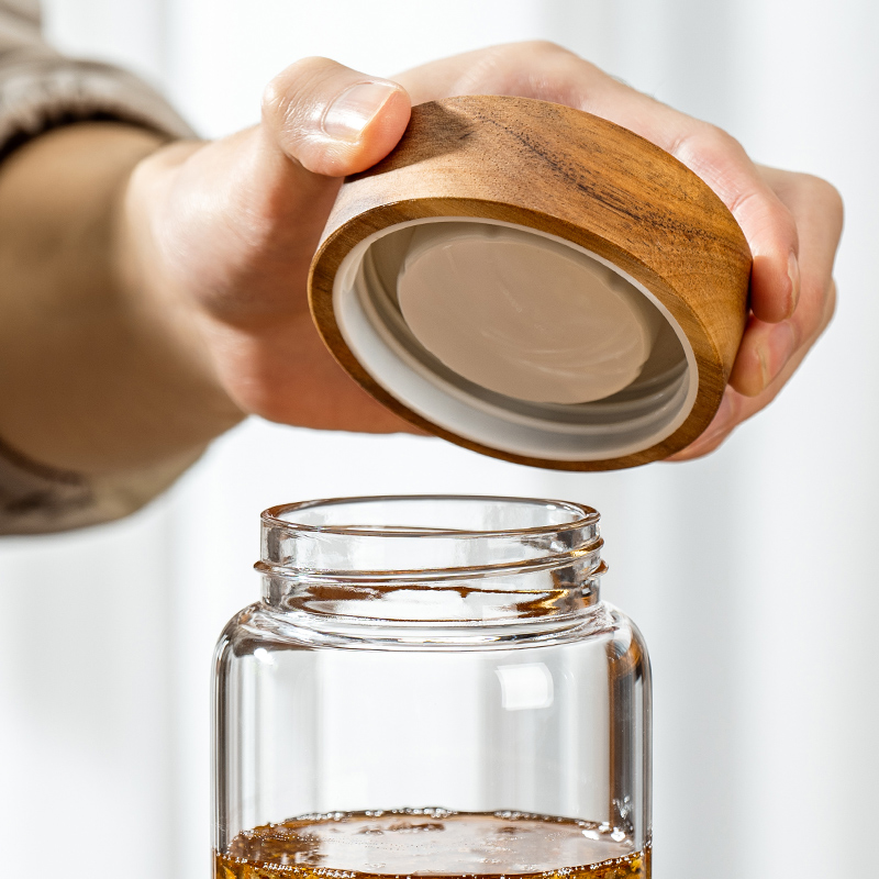 食品级玻璃蜂蜜密封罐子空瓶储存物罐带盖罐头果酱梨膏专用分装瓶 - 图3