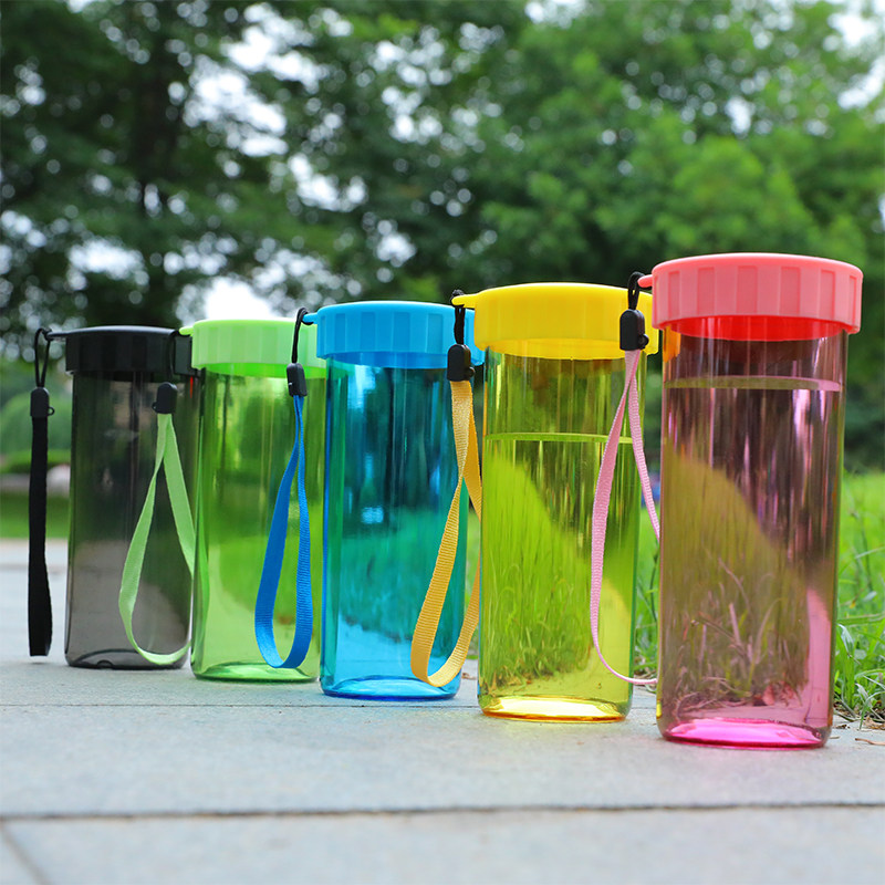 防摔子女学生韩版可爱批发塑料杯 兰芝初随手杯