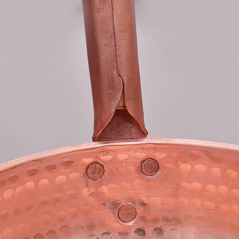 小铜锅米线锅家用纯铜老式手工纯紫燃气加厚早点锅米粉锅