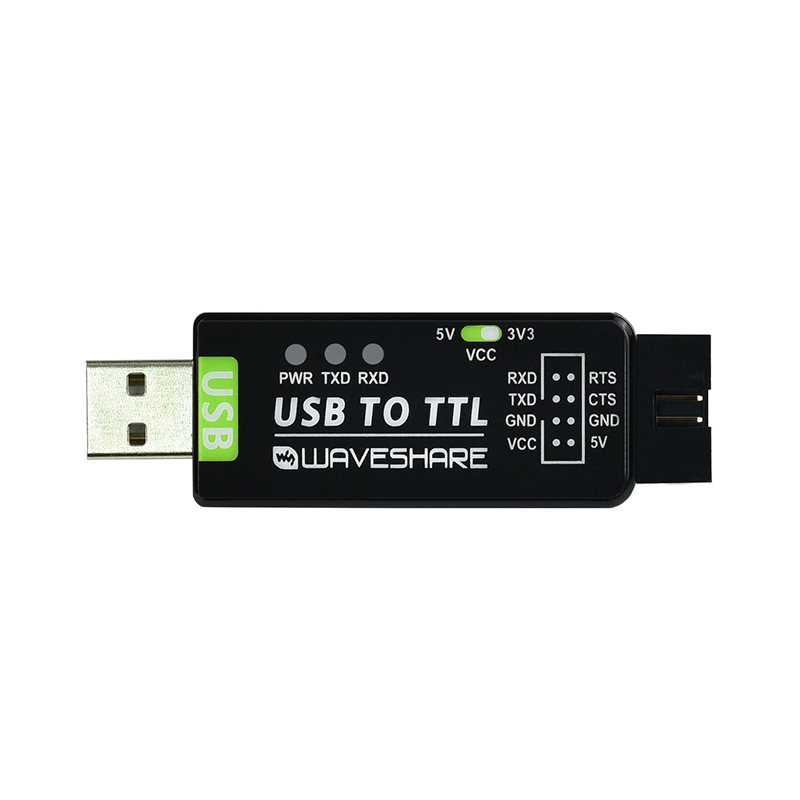 微雪FT232工业级 USB串口通讯模块 USB转TTL转换器 TTL转USB UART - 图0