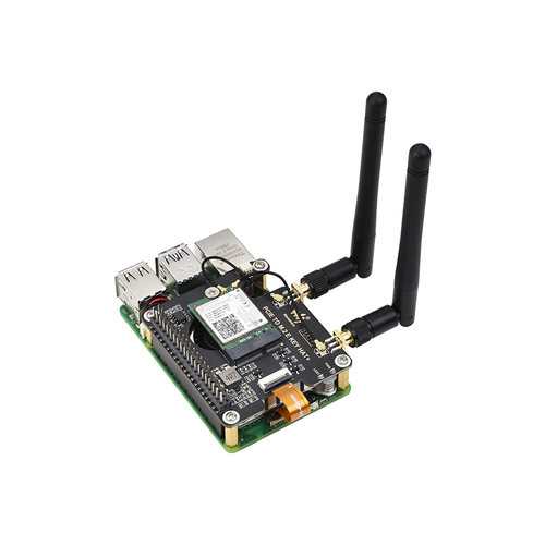 微雪 树莓派5专用扩展板 PCIE转M.2转接板 WIFI无线网卡蓝牙模块 - 图3