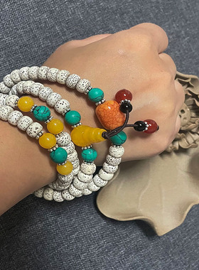 普陀山星月菩提佛珠手串