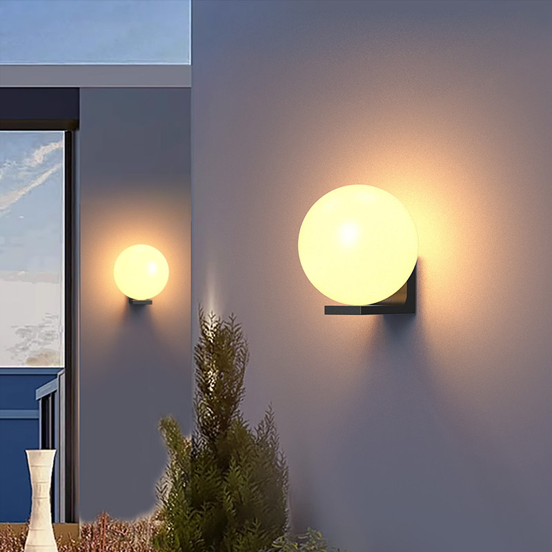 户外壁灯月球灯防水别墅露台阳台花园门墙壁灯别墅简约氛围庭院灯,淘宝优惠券,粉丝福利购,淘宝优惠卷