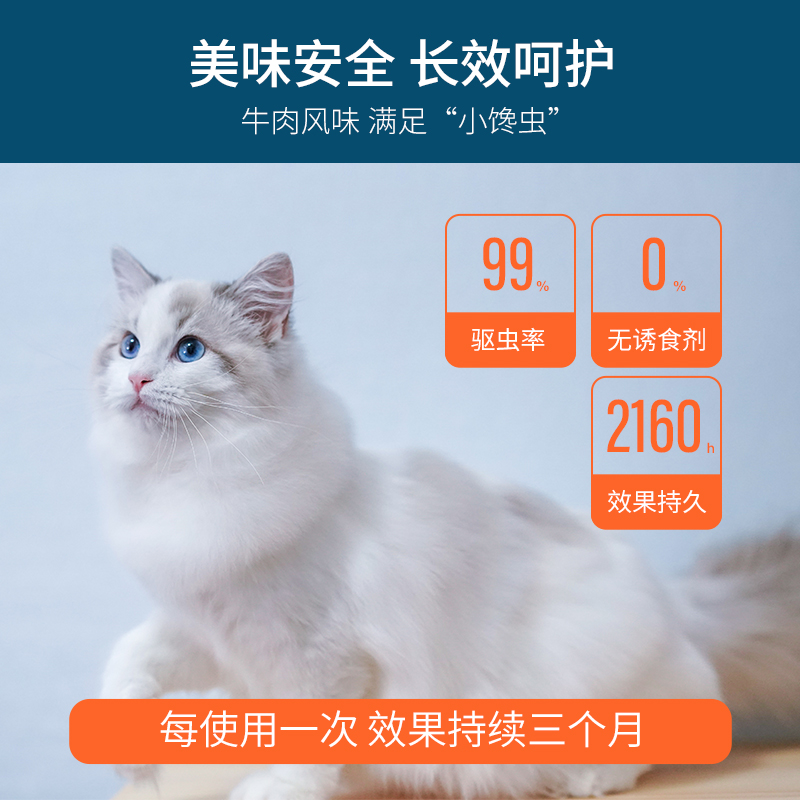 美施美康猫大人猫咪体内驱虫药心丝虫猫专用打虫 美施美康猫大人猫咪体内驱虫药心丝虫猫专用打虫
