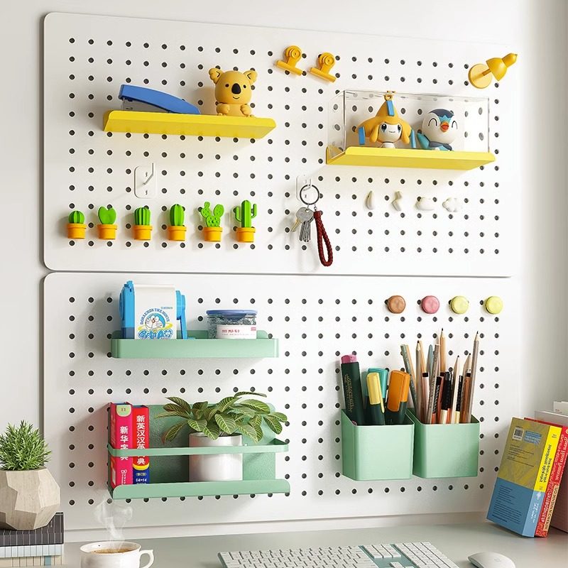 洞洞板配件磁吸置物架家用免打孔收纳挂篮挂钩墙上展示收纳架挂件,淘宝优惠券,粉丝福利购,淘宝优惠卷